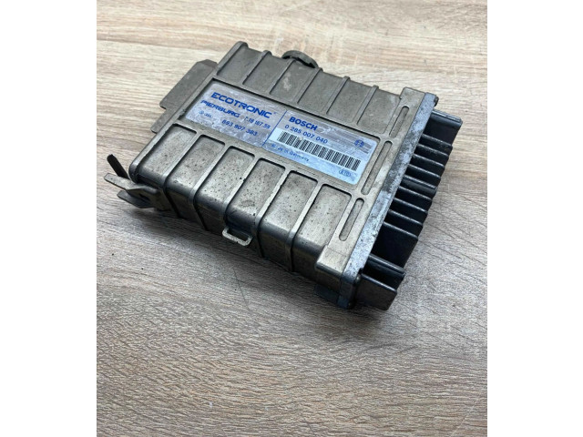 Блок управления двигателем Блок управления 0285007040, 893907383 Volkswagen Jetta II