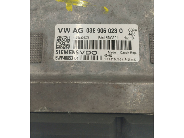 Блок управления двигателя 03E906023Q, 03E906023 Skoda Fabia Mk2 (5J)