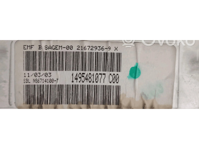 Дисплей 6155T8 Citroen C8