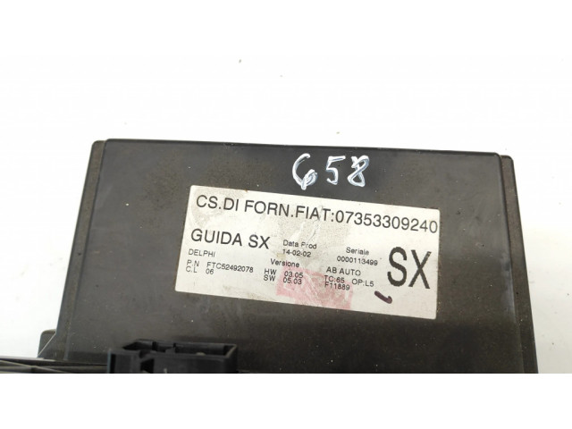 Блок управления климат-контролем 07353309240, 735266925 Alfa Romeo 147