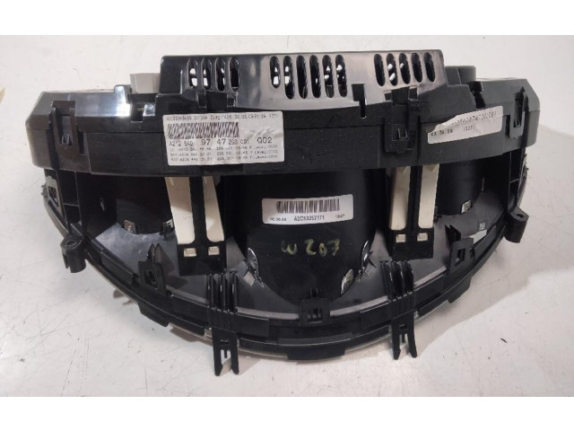 Přístrojová deska  Mercedes-Benz E C207 W207 2009 A2125409747, A2C53257171  