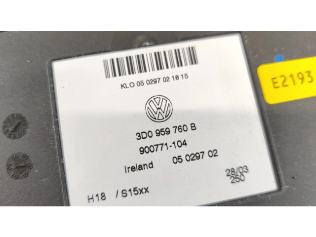 Блок управления 3D0959760B, 05029702 Volkswagen Phaeton