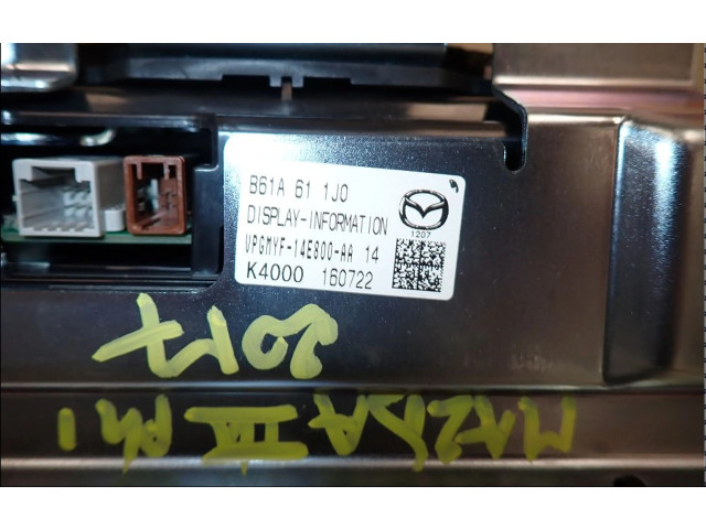 Дисплей B61A611J0B Mazda 3 III