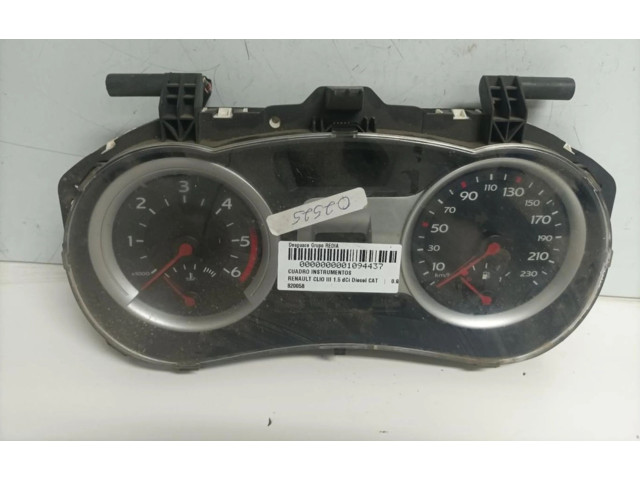 Спидометр (приборный щиток) 8200582705G   Renault Clio III  