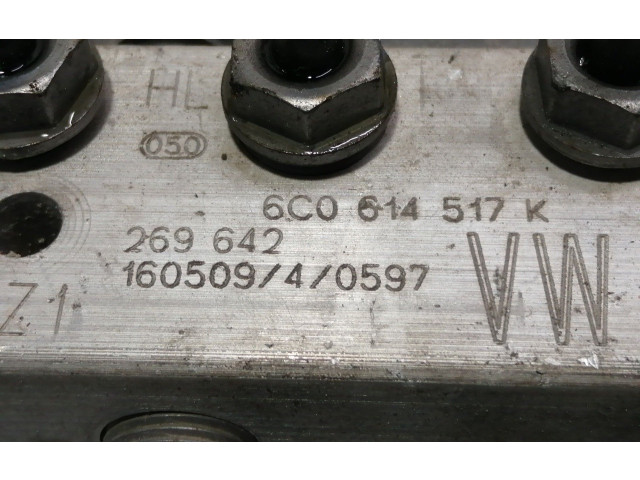 Блок АБС 6C0614517K, 6C0614517K Skoda Fabia Mk3 (NJ) 2015 - 2021 года