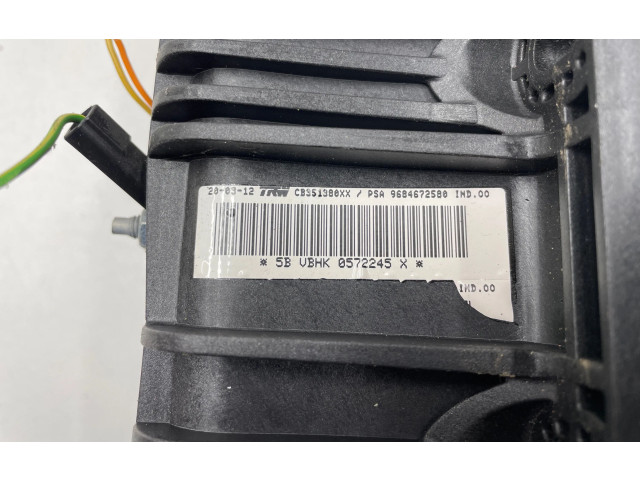 Подушка безопасности пассажира 9684672580, CB351380XX   Peugeot 5008