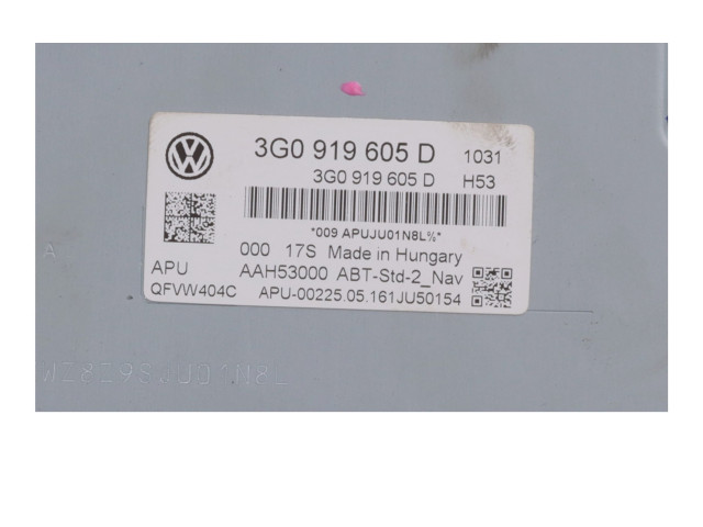 Комплект блоков управления 3G0919605D Volkswagen Golf Plus
