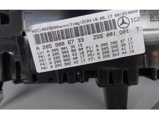 Přístrojová deska Mercedes-Benz GLC X253 C253 2015 A2059006733