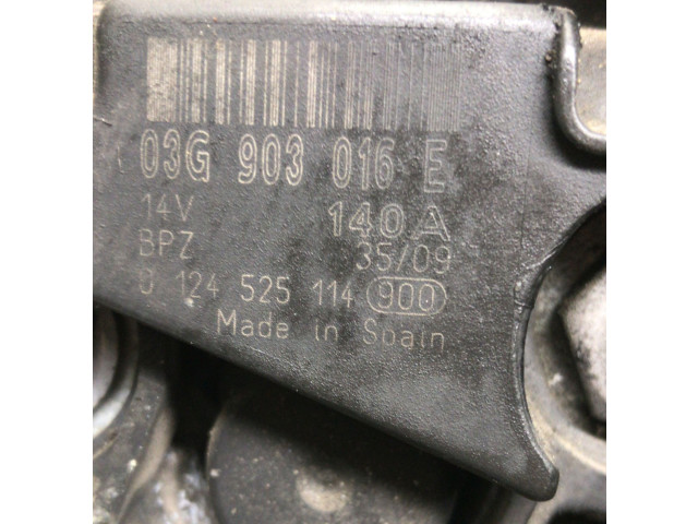 Генератор 03G903016E, 03G903016E Audi Q5 SQ5