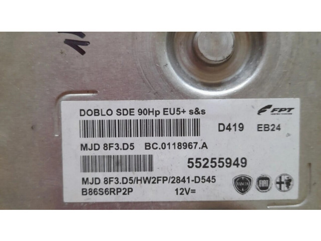 Блок управления двигателя 55255949   Opel Combo D