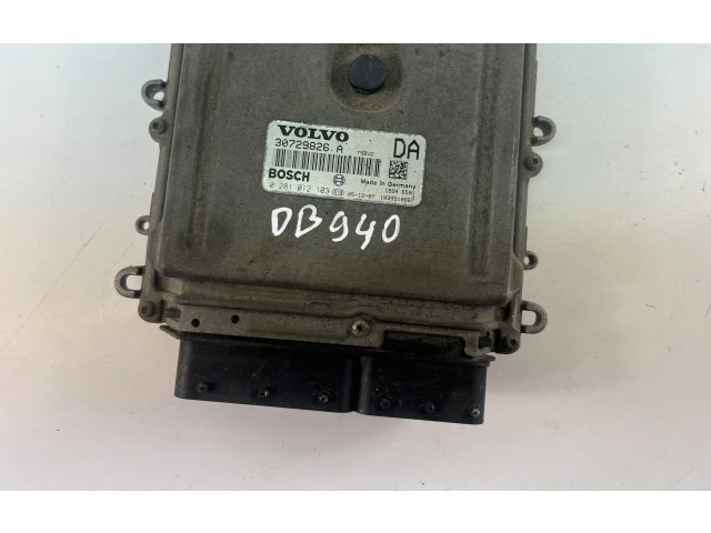 Блок управления двигателем Блок управления 30729826A, 0281012103   Volvo V70