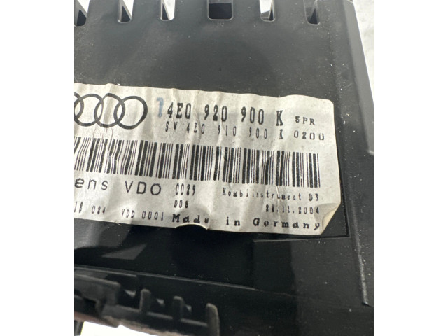 Přístrojová deska Audi A8 S8 D3 4E 2006 4E0920900K, 4E0920900K