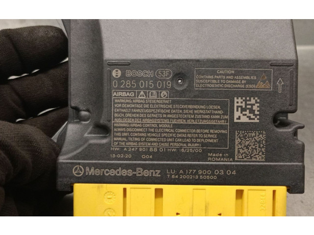 Блок подушек безопасности A1779000304, 0285015019BOSCH   Mercedes-Benz CLA C118 X118
