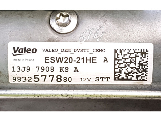 Турбина Стартер Peugeot Partner III  9832577880, X0-4500M   для двигателя YH01-1634153980      