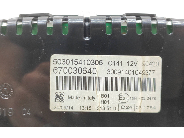 Панель приборов 503015410306, 30091401049377 Maserati Ghibli