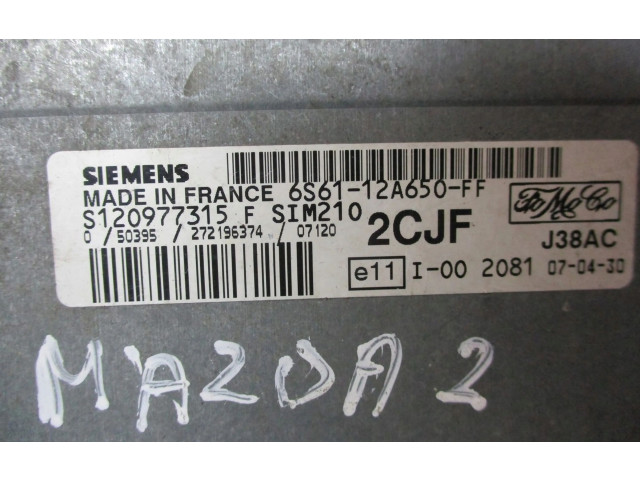 Řídící jednotka 6S61-12A650-FF Mazda 2