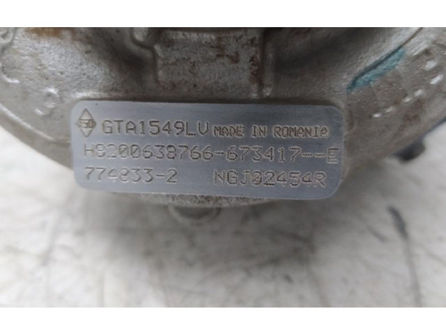 Turbodmychadlo Турбина GTA1549LV, H8200638766 Nissan X-Trail T31 M9RZ856