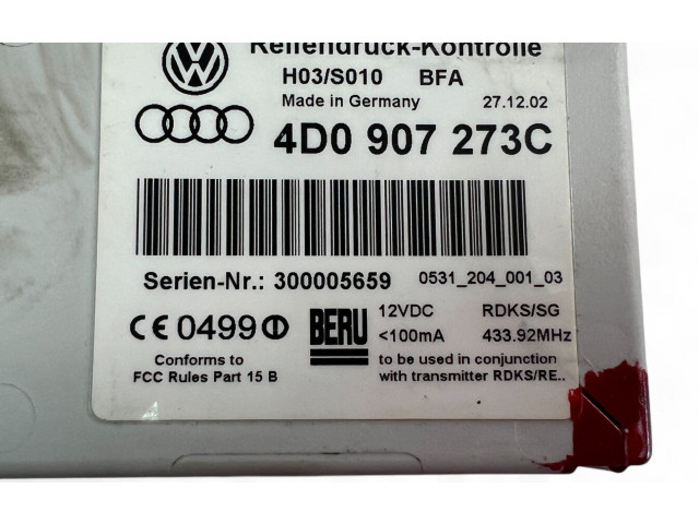 Блок управления 4D0907273C Audi A6 S6 C5 4B