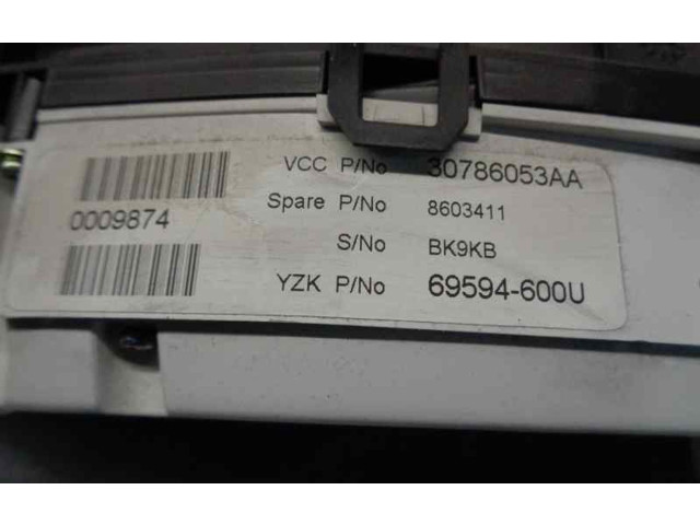 Панель приборов 30786053AA   Volvo S80       