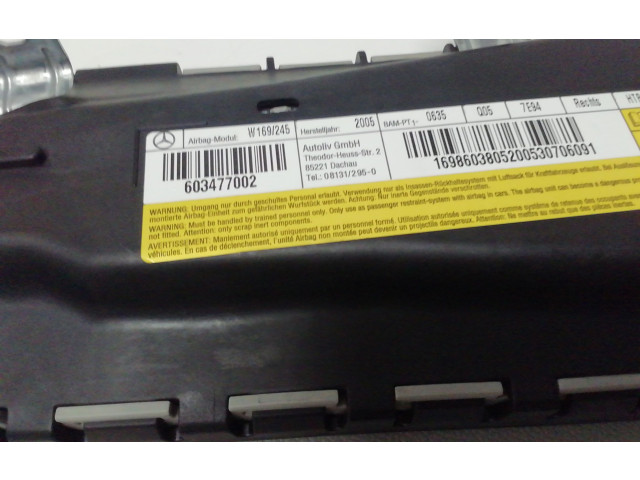 Подушка безопасности в сиденье 603477002, 603477002 Mercedes-Benz A W169