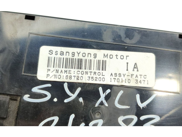 Блок управления климат-контролем 6872035200   SsangYong Tivoli