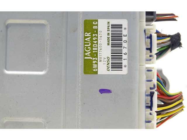 Блок управления климат-контролем 6W9318D493BC, MB1776001670 Jaguar XJ X350
