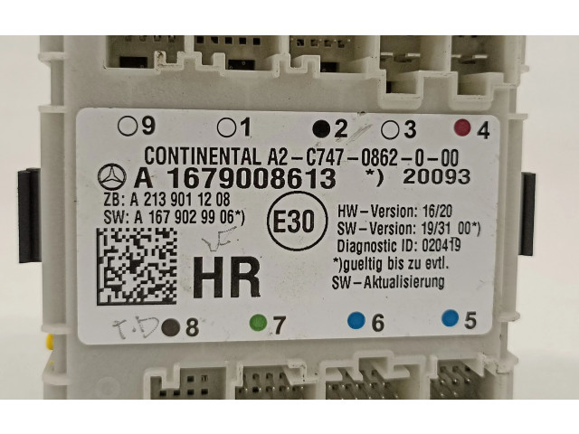 Блок управления A1679008613   Mercedes-Benz GLE W167