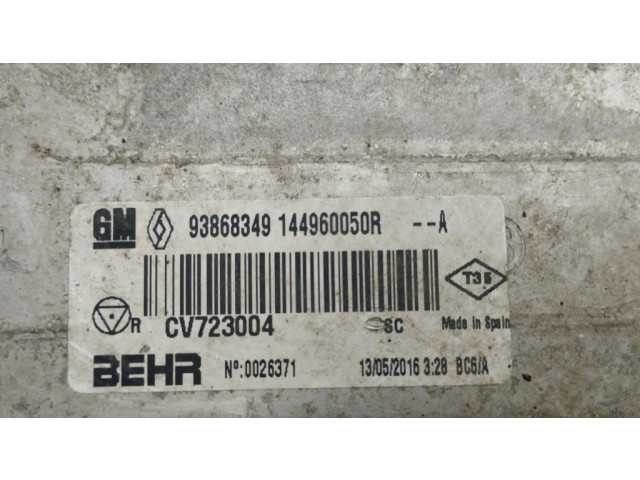 Интеркулер  144960050R, 93868349   Renault Trafic III (X82) 1.6
