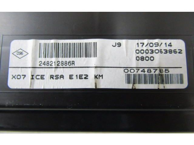 Панель приборов 248212886R, 248212886R   Renault Twingo III       