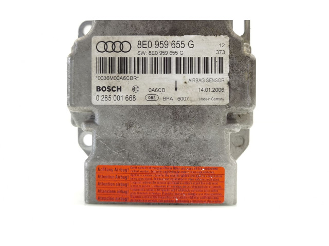 Блок подушек безопасности 8E0959655G, 0285001668 Audi A4 Allroad