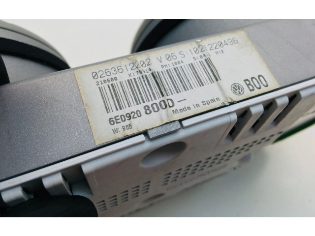 Панель приборов 6E0920800D   Volkswagen Lupo       
