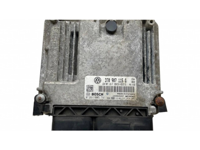 Блок управления двигателя 1Z0907115F, 3T0907115G Skoda Octavia Mk3 (5E)