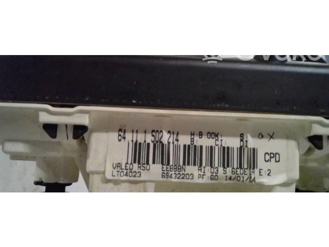 Блок управления климат-контролем 64116940861 Mini One Cooper R50 53