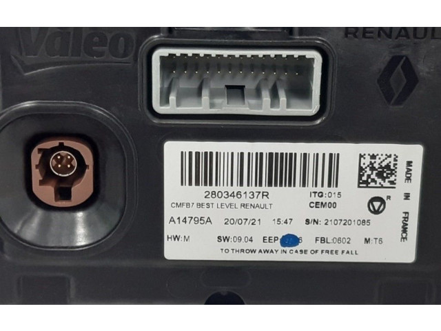 Дисплей 280346137R Renault Clio V