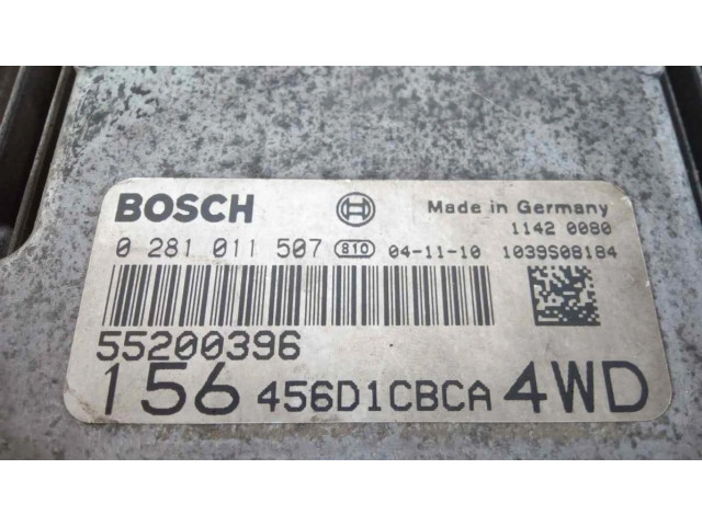 Блок управления двигателя 0281011507, CENTRALITAMOTORUCE Alfa Romeo 166