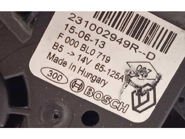 Генератор 231002949R, F000BL0719 Dacia Logan II