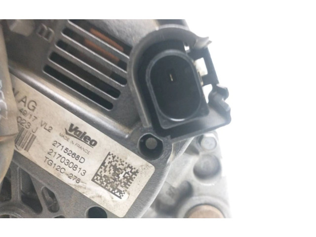 Генератор 2715268D, 217030813   Skoda Superb B6 (3T)      