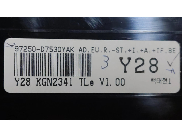 Блок управления климат-контролем 97250-D7530YAK, ESTANTERÍA 68   Hyundai Tucson TL