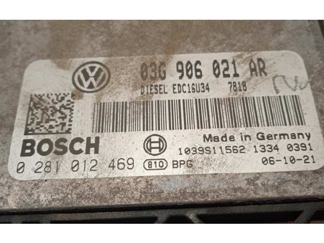 Řídící jednotka 03G906021AR, 0281012469   Volkswagen Caddy 2007
