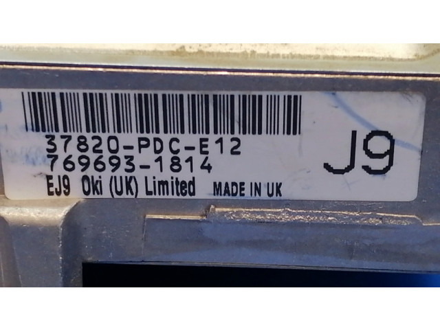 Блок управления двигателя 37820PDCE12, 7696931814 Honda Accord