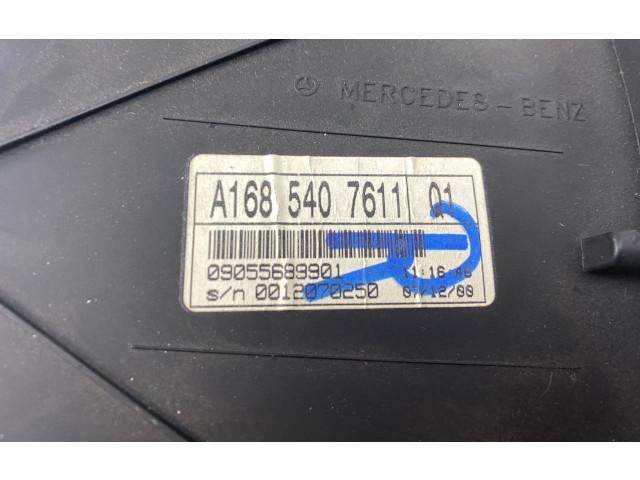 Přístrojová deska Mercedes-Benz A W168 2001 A1685407611, 09055689901