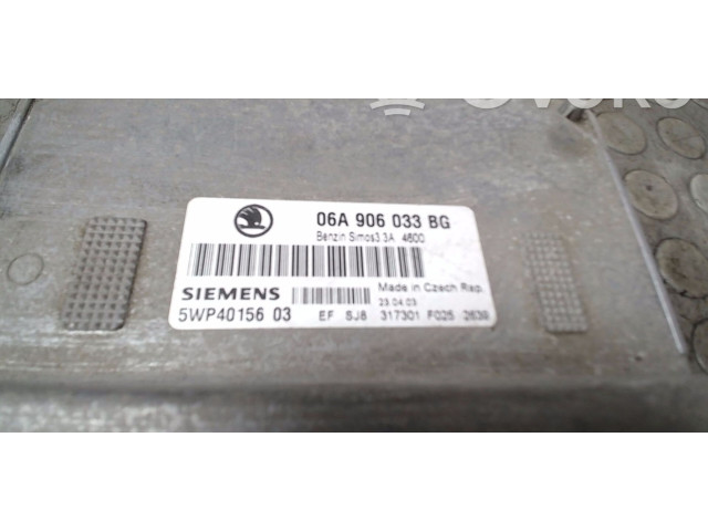 Блок управления двигателя 06A906033B, NICHTZUTREFFEND Skoda Octavia Mk1 (1U)