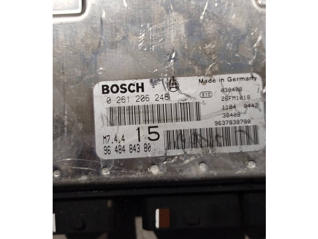 Řídící jednotka 9648484380, 0261206246   Citroen Berlingo 1997
