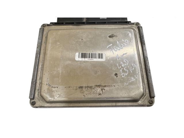 Блок управления двигателя 03P906021F, 03P906021AQ Skoda Fabia Mk2 (5J)