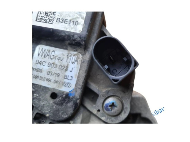 Генератор 04C903023J, B3E110   Skoda Citigo      