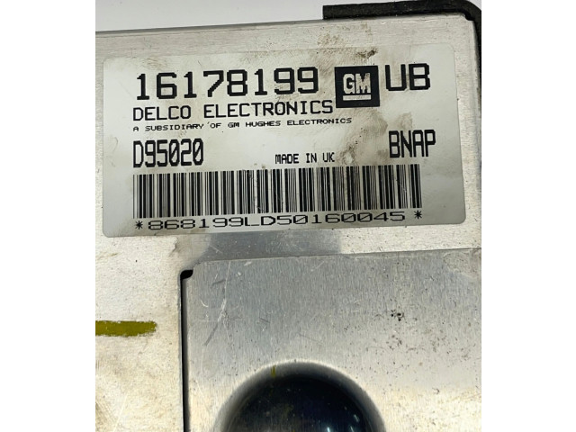 Блок управления двигателя 16178189   Opel Tigra A