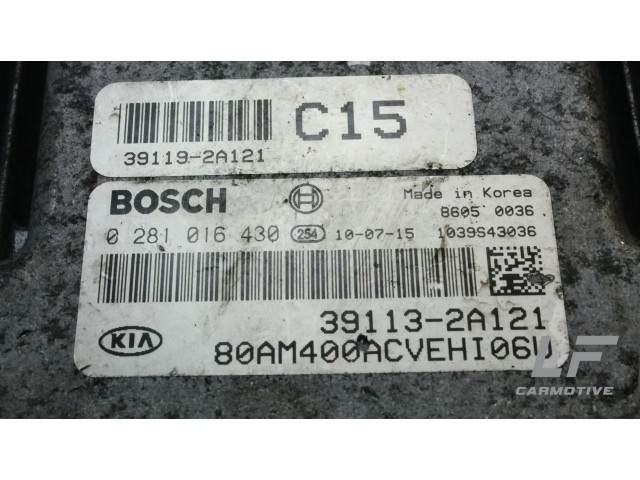 Řídící jednotka 0281016430, 391132A121 KIA Soul 2011