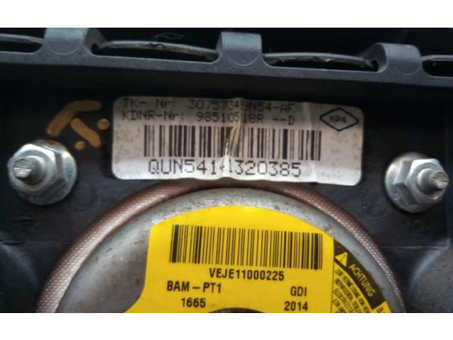 Подушка безопасности водителя 985105118R Dacia Dokker