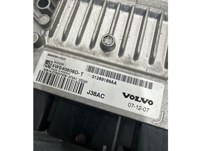 Блок управления двигателя 31269189AA, 5WS40608DT Volvo V70