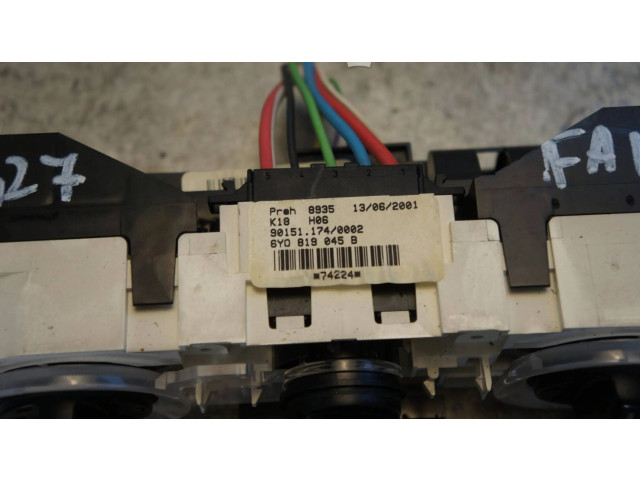 Блок управления климат-контролем 6Y0819045B Skoda Fabia Mk1 (6Y)